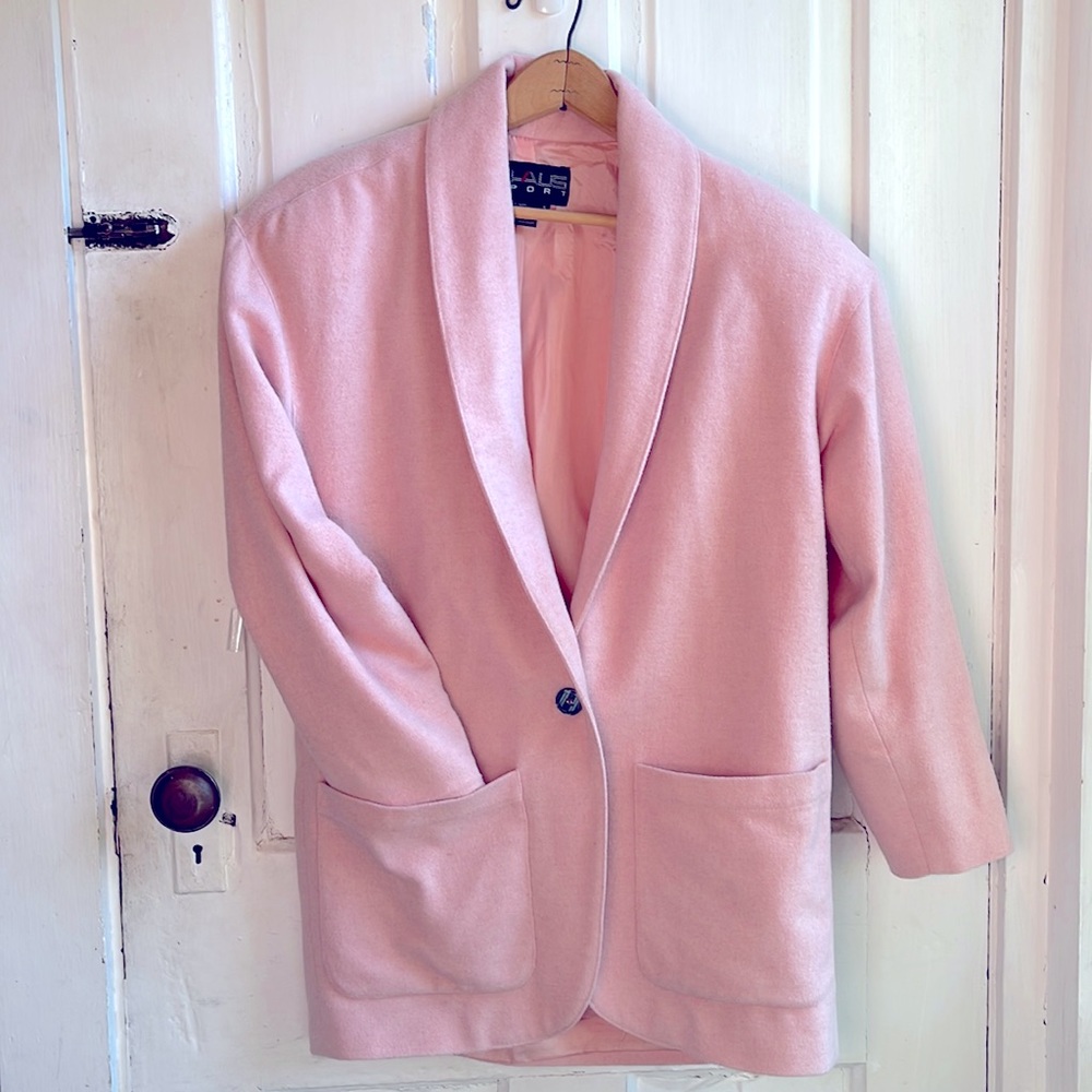 Vintage Pink Blazer.